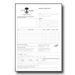 Customer Order Form: