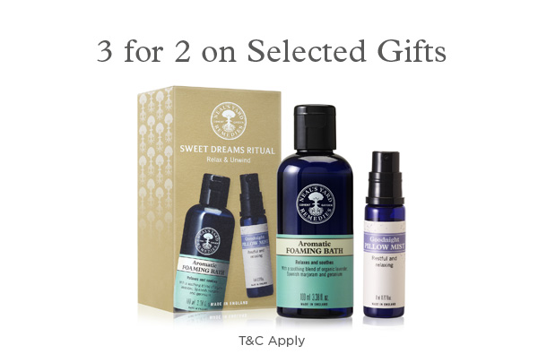 3 for 2 on Selected Gifts
