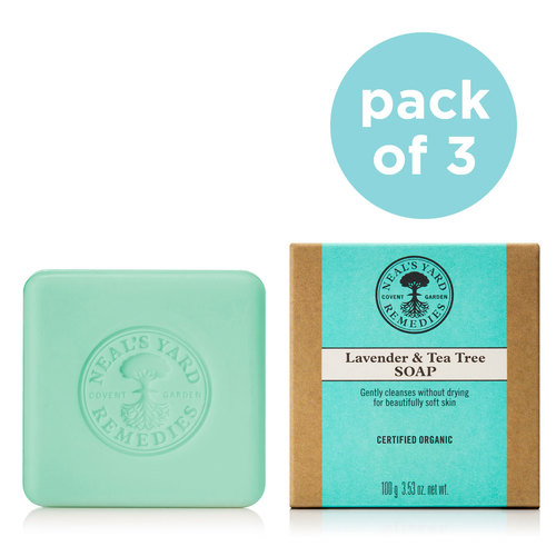 Soap Trio Lavender and Tea Tree (x3), Neal's Yard Remedies