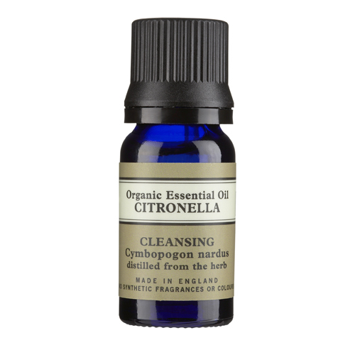 Citronella Organic Essential Oil 10ml With Leaflet, Neal's Yard Remedies