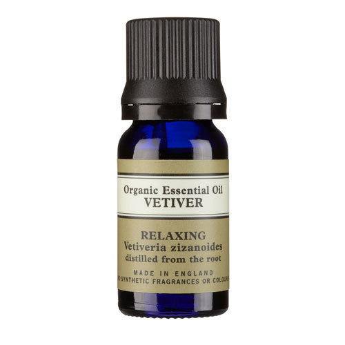 Vetiver Organic Essential Oil 10ml With Leaflet, Neal's Yard Remedies