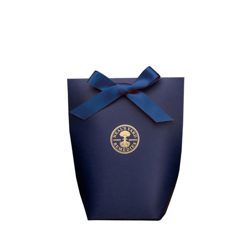 Small Blue Pouch With Blue Ribbon, Neal's Yard Remedies