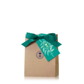 Small Pouch with Turquoise Ribbon & Tag