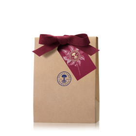 Medium Pouch with Red Ribbon & Tag